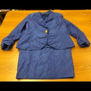 Blue Suit: Skirt & Jacket